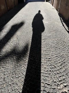 Einzelbegleitung Weg auf dem Hauptfriedhof in Trier mit Sonne