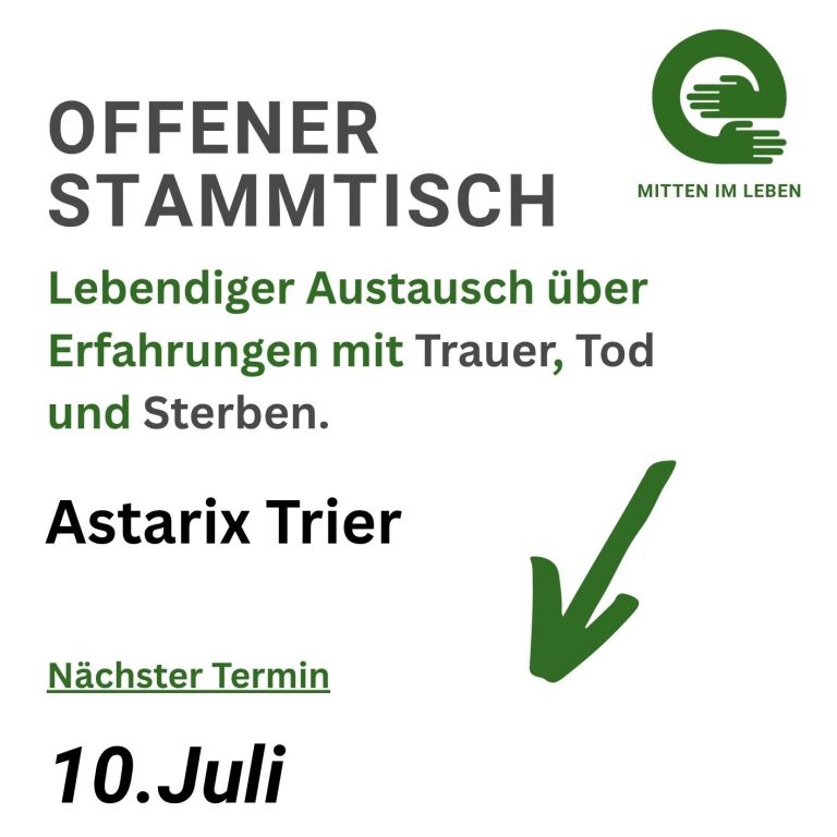 Plakat Offener Stammtisch 