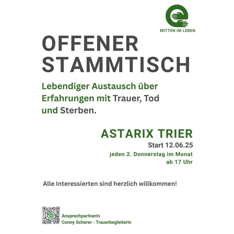 Plakat Offener Stammtisch 